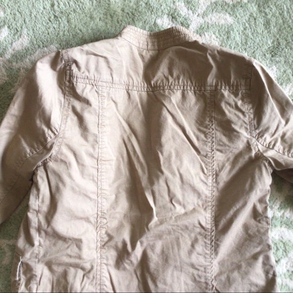 Banana Republic Tan Cotton Military Jacket - Picture 6 of 8